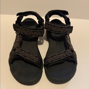 Teva Black and Gray Men's Sandals